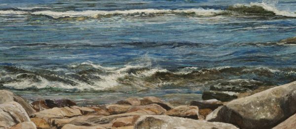Rocks and Water as self-portrait detail