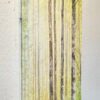 Early Spring Morning, Birch Trees 45 x 20 x 3 inches hanging on a wall.
