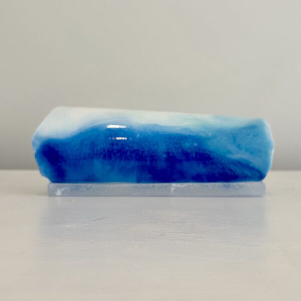 Twist of Fate, 8L x 3.5H x 3.5D inches, epoxy and abaca sculpture - Image 2