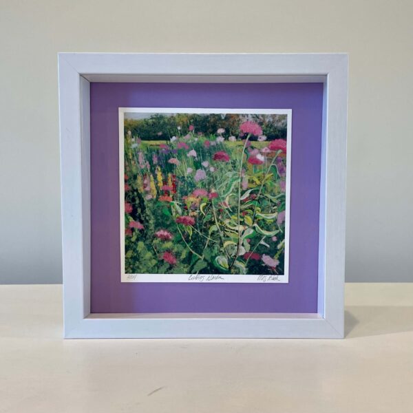 Cutting Garden, 9 x 9 x 2 inches light purple mat, white, white, 65.00.