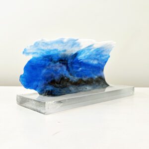 Here comes the Big One, resin and abaca fiber, 11L x 4D x 5H