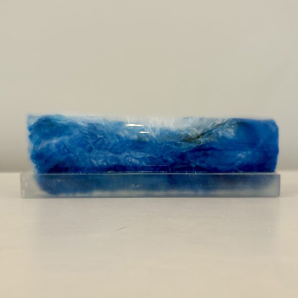 Turbulence, free standing sculpture, resin and abaca fiber, 12L x 3W x 4H - Image 3