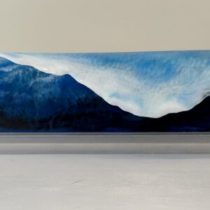 Blue Crush, epoxy and abaca sculpture, 19L x 3D x 5H (Copy)