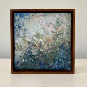 Autumn Rhythm, mahogany floater frame, 9 x 9 x 1 inches