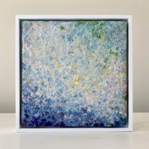 Gertrude Stein in Paris 9 x 9 x 1 inches, white floater frame